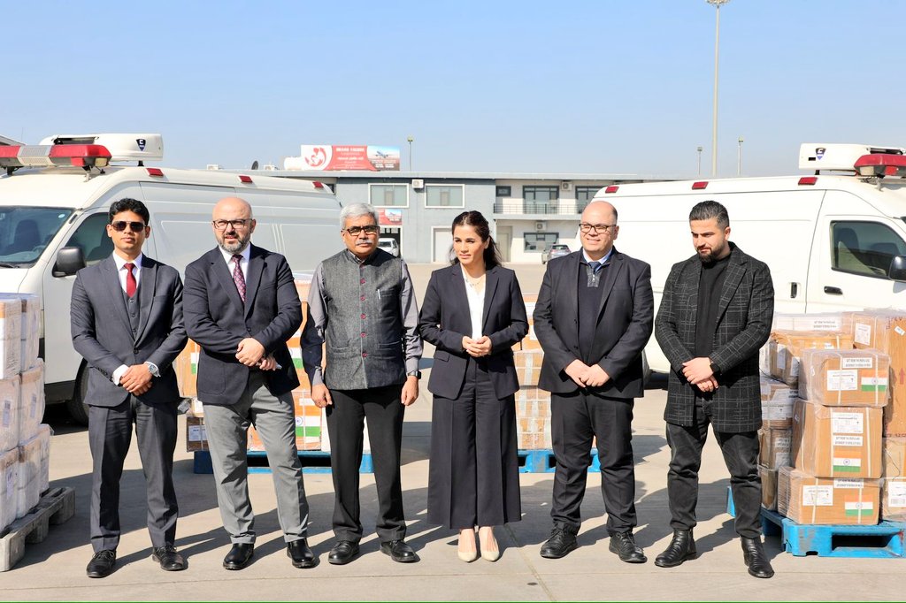 भारत ने Iraq को 700 किलो चिकित्सा सहायता भेजी