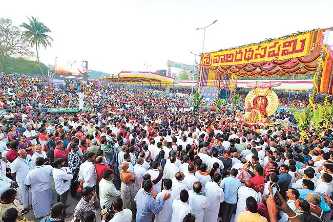 Andhra : तिरुमाला में रथ सप्तमी का उत्सव भव्य तरीके से मनाया गया