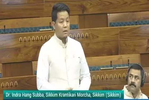 Sikkim :  इंद्रा हंग ने संसद में सिक्किम की लंबित मांगें उठाईं