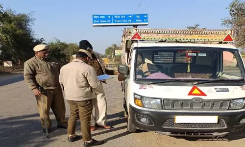 Haryana: महेन्द्रगढ़ में यातायात नियमों के उल्लंघन पर 2,272 चालान