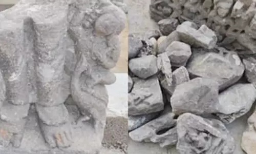 रायबरेली में खुदाई के दौरान मिली प्राचीन मूर्तियां, मंदिर का हो रहा था जीर्णोद्धार