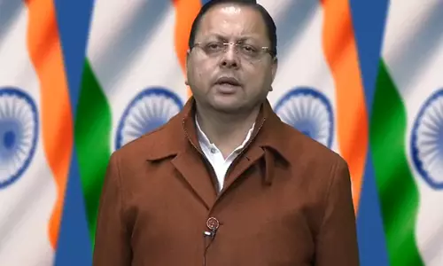 CM Dhami ने दिल्ली के मतदाताओं से भ्रष्टाचार को जड़ से उखाड़ फेंकने का आग्रह किया