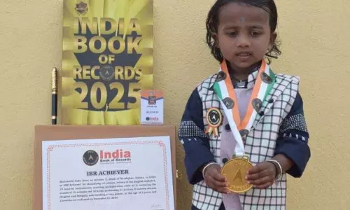 क्योंझर के दो वर्षीय प्रतिभाशाली बच्चे का नाम इंडिया बुक ऑफ रिकॉर्ड्स में दर्ज