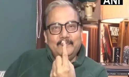 वोट डालने के बाद RJD के मनोज झा ने कहा- लोगों का त्योहार