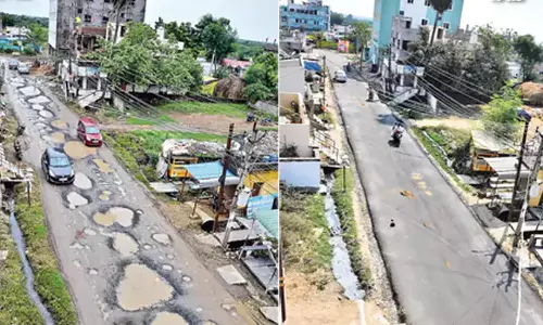 Andhra: सड़क पर गड्ढों के कारण लोग पांच साल से परेशानी झेल रहे