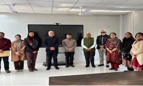 JU के कुलपति ने डिजाइन-योर-डिग्री कार्यक्रम के लिए नए भवन का उद्घाटन किया