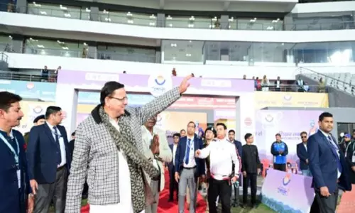 CM धामी ने हल्द्वानी में 38वें राष्ट्रीय खेलों की व्यवस्थाओं का किया निरीक्षण CM धामी ने हल्द्वानी में 38वें राष्ट्रीय खेलों की व्यवस्थाओं का किया निरीक्षण