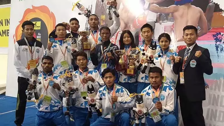 Arunachal के किक-बॉक्सरों ने चौथे वाको इंडियन ओपन इंटरनेशनल टूर्नामेंट में चमक बिखेरी Arunachal के किक-बॉक्सरों ने चौथे वाको इंडियन ओपन इंटरनेशनल टूर्नामेंट में चमक बिखेरी
