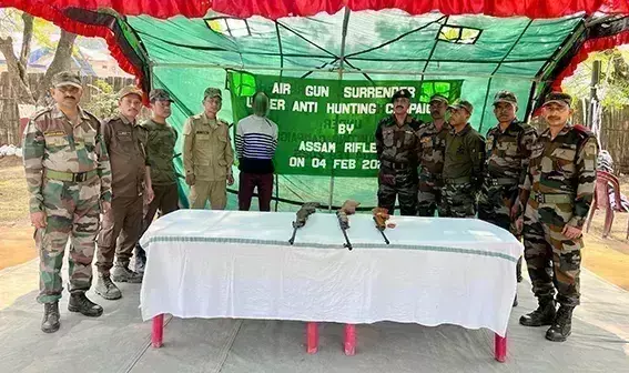 Arunachal: असम राइफल्स एयर गन आत्मसमर्पण अभियान