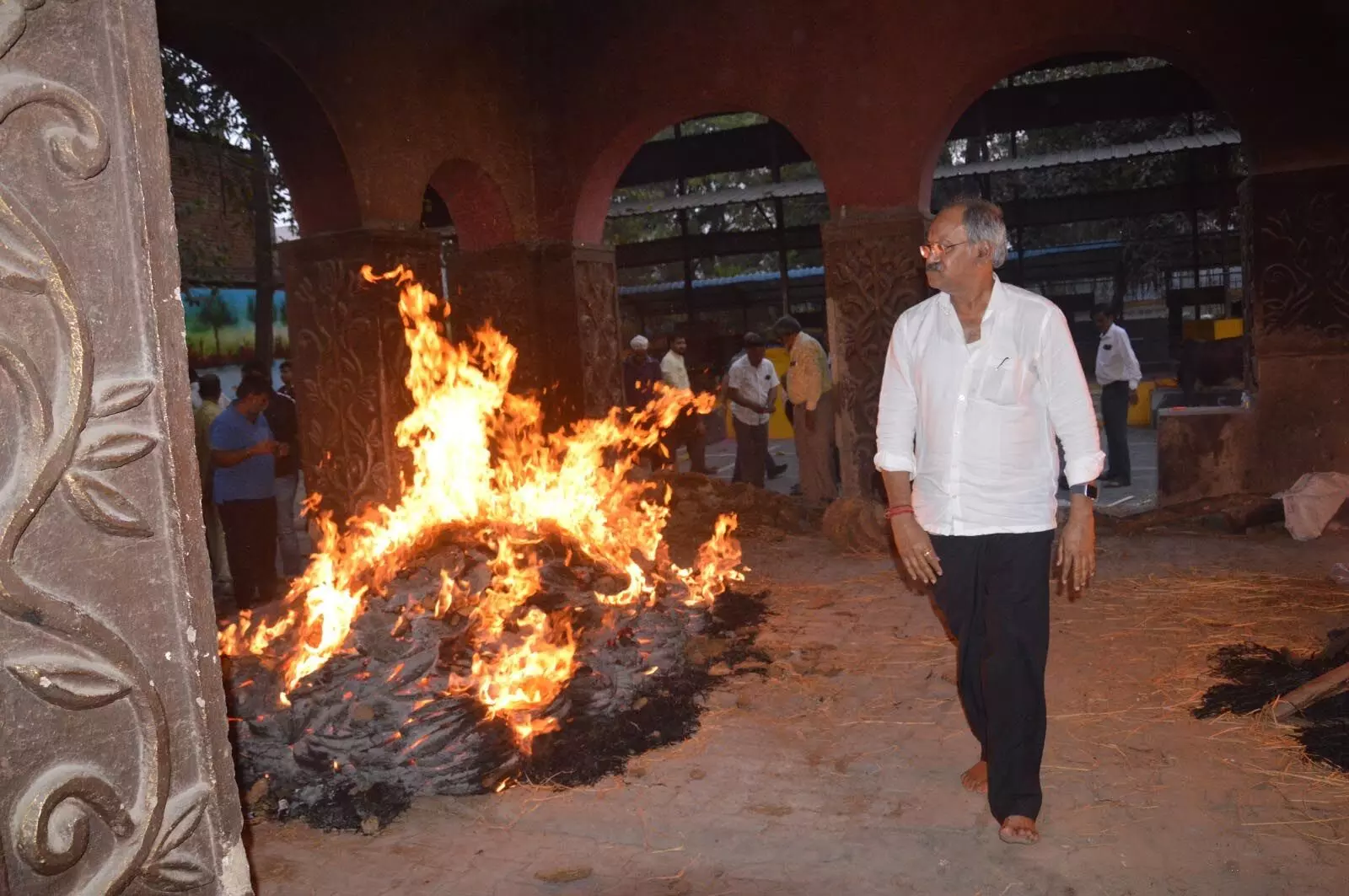 पंचतत्व में विलीन हुई सांसद बृजमोहन अग्रवाल की भाभी