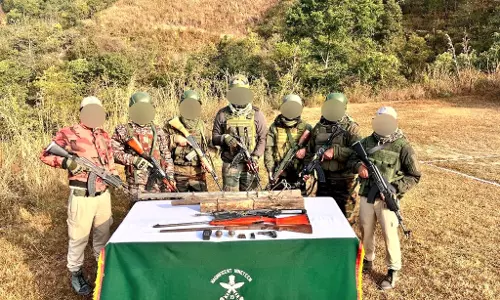 असम राइफल्स और Manipur Police के संयुक्त अभियान में आठ उग्रवादी पकड़े गए
