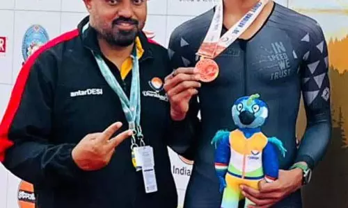 शहर के साइकिलिस्ट Harshveer ने 38वें राष्ट्रीय खेलों में जीते 2 पदक शहर के साइकिलिस्ट Harshveer ने 38वें राष्ट्रीय खेलों में जीते 2 पदक