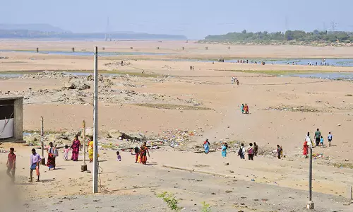 Telangana: गोडारी गर्मी से पहले का रेगिस्तान