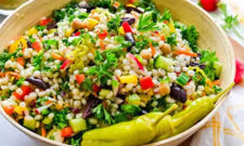 Healthy मोती जौ सलाद रेसिपी