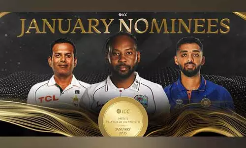 जोमेल वारिकन, Noman Ali, वरुण चक्रवर्ती जनवरी के प्लेयर ऑफ द मंथ अवार्ड के लिए नामांकित