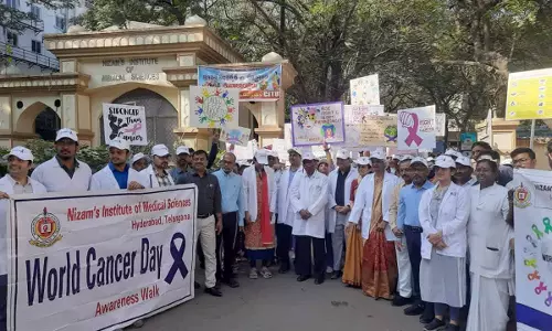 हैदराबाद में NIMS में विश्व कैंसर दिवस मनाया गया