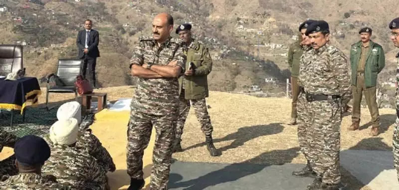 CRPF महानिदेशक ने राजौरी में सुरक्षा स्थिति की समीक्षा की