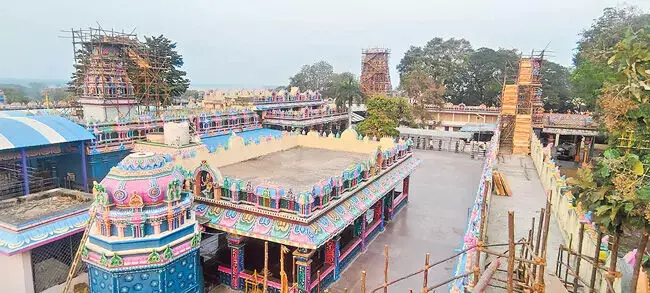 Telangana: कालेश्वर मंदिर में कुम्भाभिषेकम् आज से