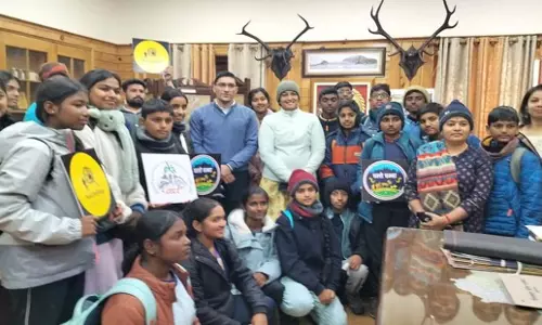 Himachal: बेंगलुरू के छात्रों ने चम्बा के इतिहास और संस्कृति की जानकारी ली