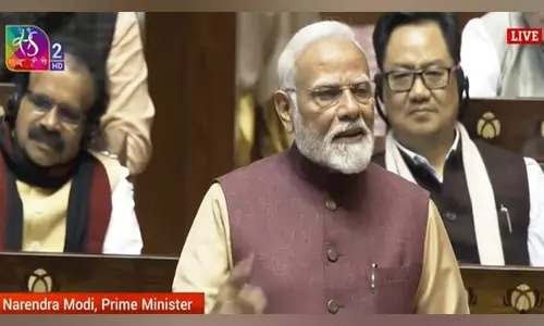 कांग्रेस ने संविधान निर्माताओं की भावना को नष्ट किया: संसद में PM Modi