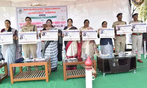महिलाओं को यौन उत्पीड़न के खिलाफ शिकायत करनी चाहिए: Nizamabad जिला न्यायाधीश महिलाओं को यौन उत्पीड़न के खिलाफ शिकायत करनी चाहिए: Nizamabad जिला न्यायाधीश