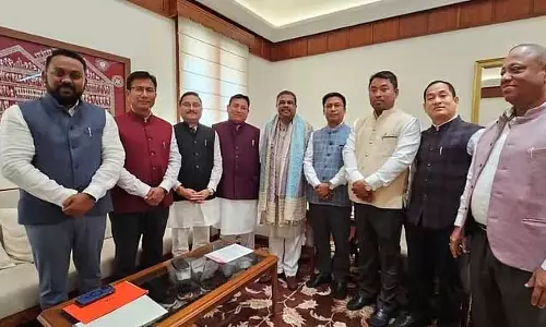 Assam : BTR प्रतिनिधिमंडल ने प्रमुख मुद्दों पर केंद्रीय शिक्षा मंत्री धर्मेंद्र प्रधान से मुलाकात की