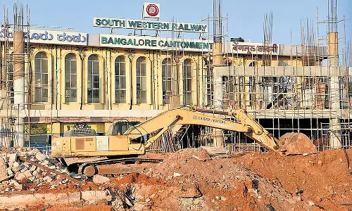 Bengaluru कैंटोनमेंट स्टेशन के पुनर्विकास कार्य में देरी