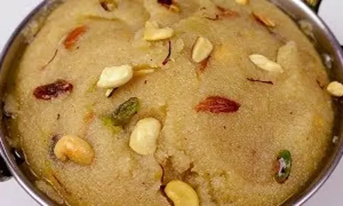 Semolina pudding नोट करें आसान विधि Semolina pudding नोट करें आसान विधि