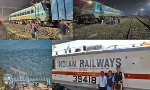 रेलवे जल्द ही दक्षिणी असम और Tripura में इलेक्ट्रिक ट्रेनें चलाना शुरू करेगा