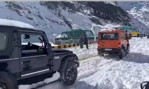 Lahaul-Spiti के कई इलाकों में सड़क संपर्क बहाल