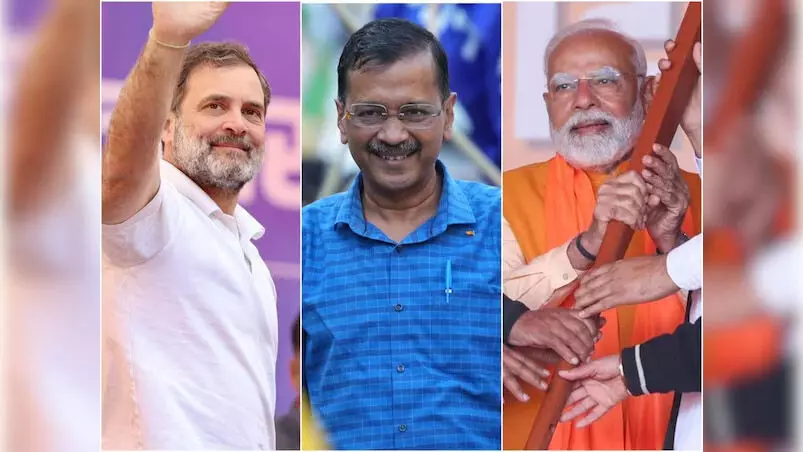 दिल्ली चुनाव नतीजे: रुझानों में BJP 42 और AAP ने बनाई 28 सीटों पर बढ़त, AAP कर देगी खेला?