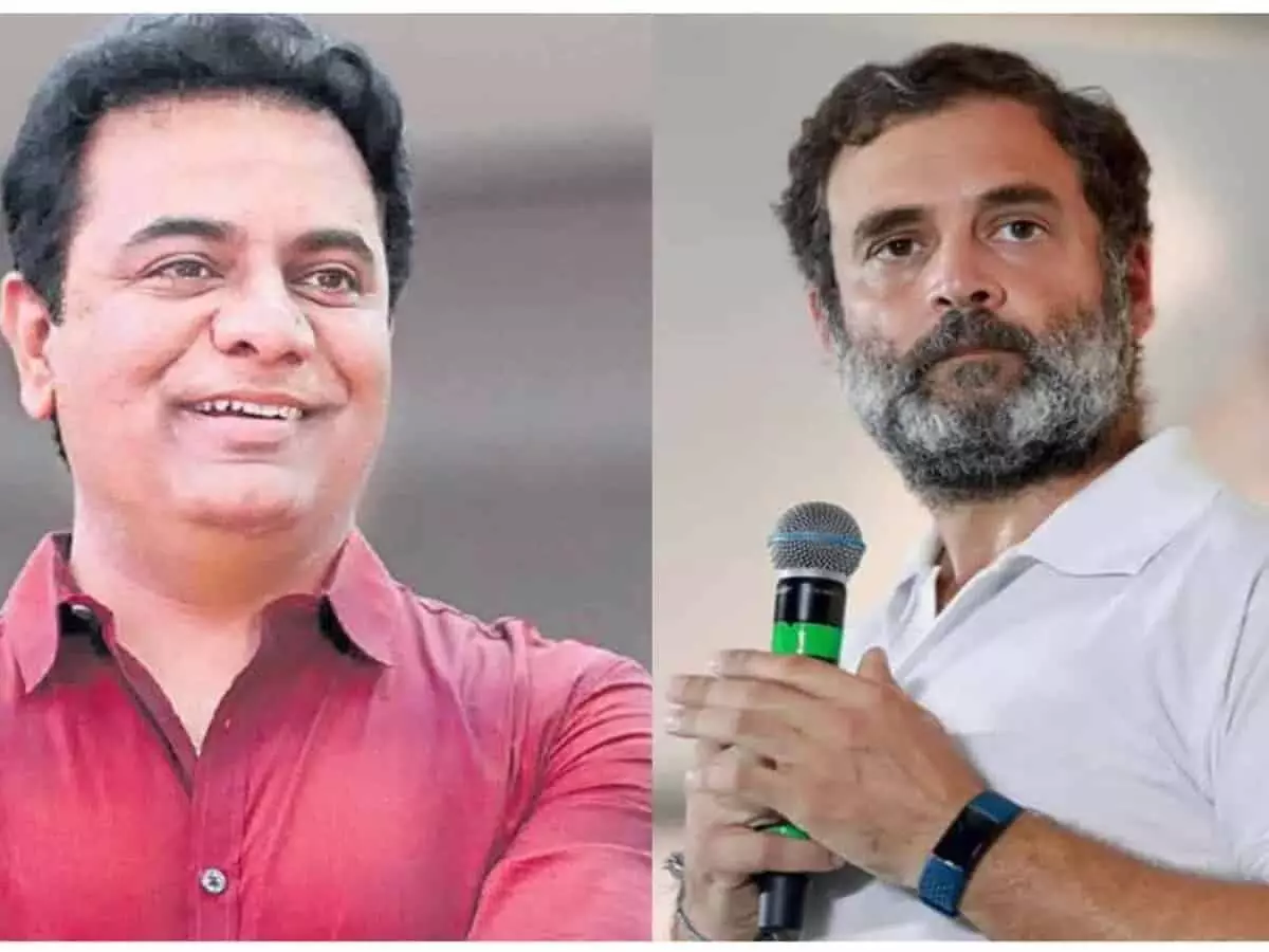 KTR ने दिल्ली चुनाव में भाजपा की जीत के लिए राहुल गांधी को बधाई दी