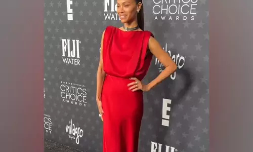 Zoe Saldana ने 30वें क्रिटिक्स चॉइस अवार्ड्स में अपनी लाल गाउन से सबका ध्यान खींचा Zoe Saldana ने 30वें क्रिटिक्स चॉइस अवार्ड्स में अपनी लाल गाउन से सबका ध्यान खींचा