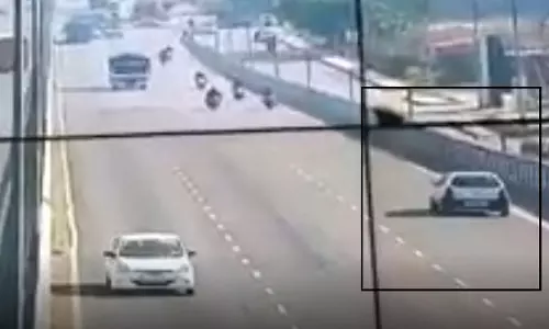 बाप रे! एक्सीडेंट LIVE वीडियो, CCTV फुटेज देख निकल जाएगी चीख