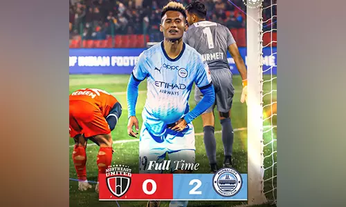 ISL: मुंबई सिटी एफसी ने नॉर्थईस्ट यूनाइटेड एफसी को शिलांग में 8 मैचों के बाद पहली हार दी