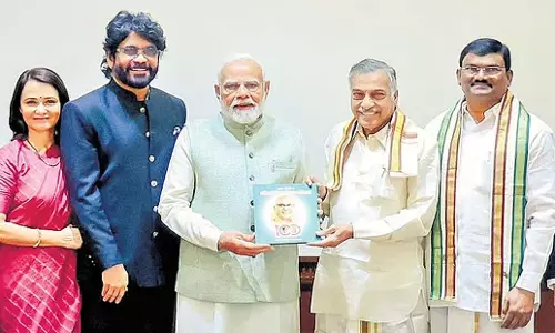 Andhra: पीएम मोदी ने तेलुगु सिनेमा और सांस्कृतिक मूल्यों में अक्किनेनी नागेश्वर राव के योगदान की सराहना की
