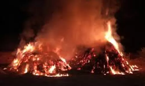 Nagaur: आग लगने से चालक जिंदा जलकर राख हुआ