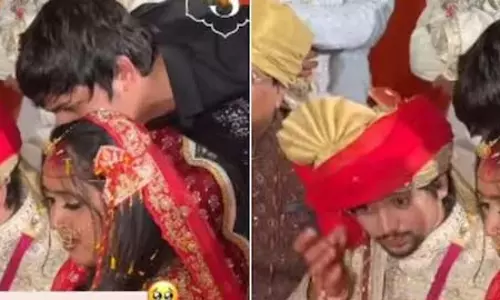 दुल्हन की विदाई के समय दूल्हा हुआ इमोशनल, जमकर वायरल हुआ VIDEO