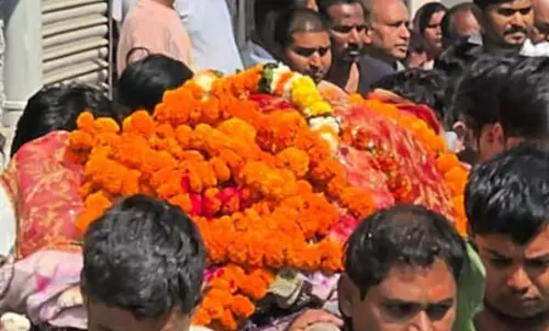 ससुर और बहू की मौत, एक साथ उठी अर्थी