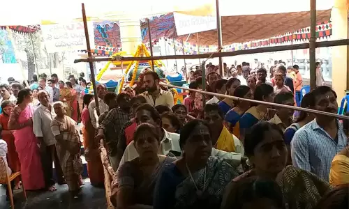 Tamil Nadu: भीष्म एकादशी के अवसर पर प्रसिद्ध मंदिरों में भक्तों की भीड़ रही Tamil Nadu: भीष्म एकादशी के अवसर पर प्रसिद्ध मंदिरों में भक्तों की भीड़ रही