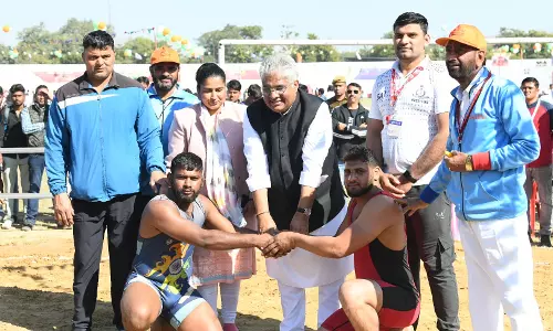 Alwar सांसद खेल उत्सव के तहत समापन मुकाबलों में खिलाड़ियों ने दिखाया जोश Alwar सांसद खेल उत्सव के तहत समापन मुकाबलों में खिलाड़ियों ने दिखाया जोश