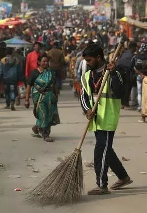 महाकुंभ में स्वच्छता की चौपाल, स्वच्छता के प्रति जागरूकता पर जोर