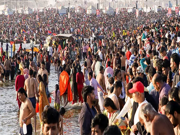 Triveni Sangam में 410 मिलियन से अधिक श्रद्धालुओं ने पवित्र डुबकी लगाई