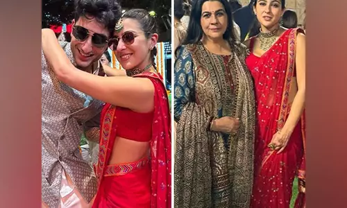 Sara Ali Khan ने दोस्त की शादी से माँ अमृता सिंह और भाई इब्राहिम के साथ तस्वीरें शेयर कीं Sara Ali Khan ने दोस्त की शादी से माँ अमृता सिंह और भाई इब्राहिम के साथ तस्वीरें शेयर कीं