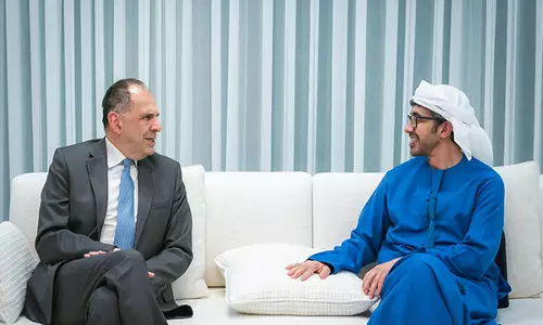 Abdullah bin Zayed, ग्रीक विदेश मंत्री ने साझेदारी संबंधों को मजबूत करने पर चर्चा की