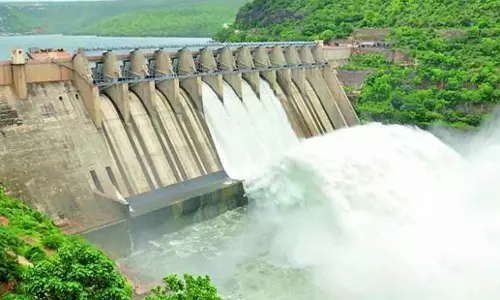 Andhra: श्रीशैलम बांध में जलस्तर में गिरावट चिंता का विषय