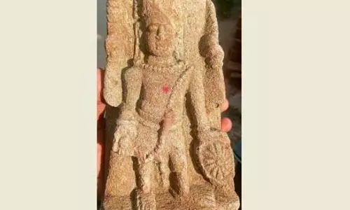 Bhandaripokhari भद्रक में छठी शताब्दी की मूर्ति मिली