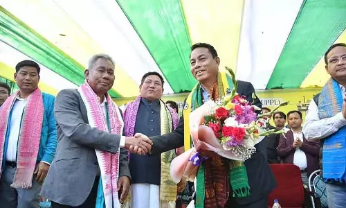 Assam : वरिष्ठ बीपीएफ नेता काम्पा बोरगोयारी भव्य समारोह