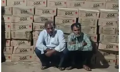 500 पेटी अवैध शराब से भरा कंटेनर पकड़ाया, एक्शन में पुलिस और आबकारी विभाग