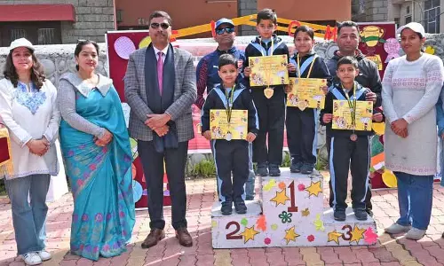 DAV सेंटेनरी पब्लिक स्कूल में वार्षिक खेल प्रतियोगिता का आयोजन